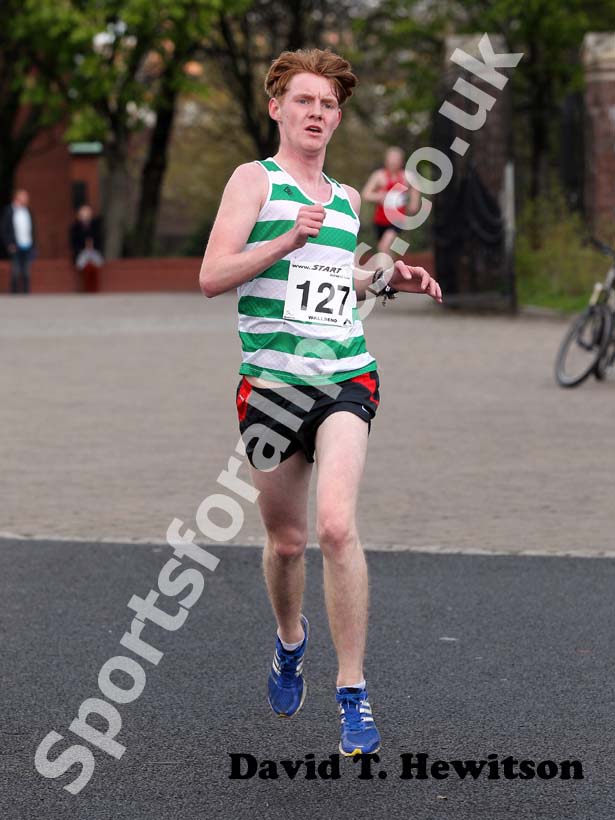 No 127, Terry O'Gara Memorial 5k, Road Race organised by Wallsend Harriers and AC race.